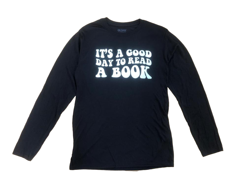 It's a Good Day To Read a Book - Long Sleeve (BLACK)